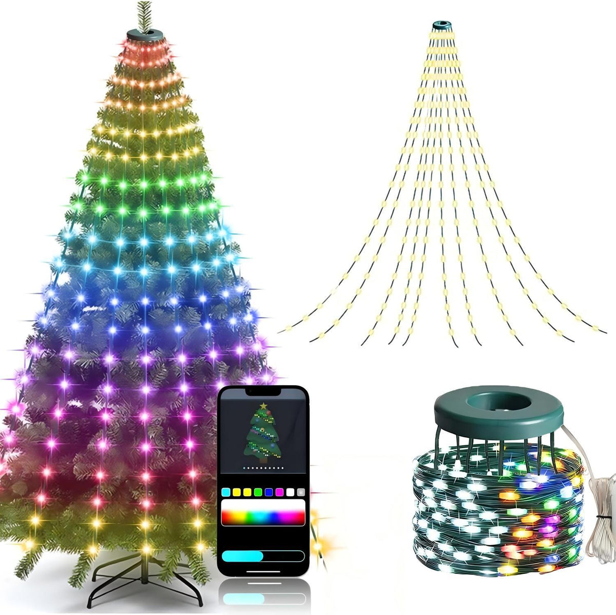 Smart Colour Changing LED Light Show Tree for Garden, Porch & Living Room – photo 2