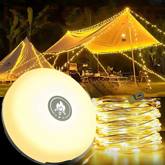 Adventure Light | 4-in-1 Retractable Camp Light with Magnetic Attachments | Waterproof Design for Outdoor Versatility 0