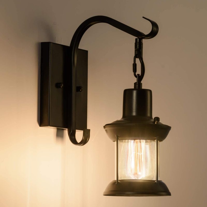 Etra | Industrial Style Wall Lamp with Retro Design | Perfect for Bedroom & Living Room 9