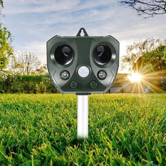 Garden Defender | Ultrasonic Pest Control Device with Motion Sensor | Eco-Friendly Solution for Year-Round Protection 0