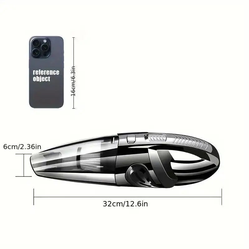 Handheld Cordless Vacuum | Portable Lightweight Car & Home Cleaner