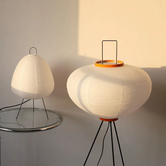 Wabi sabi paper floor lamp E27 LED standing lamp