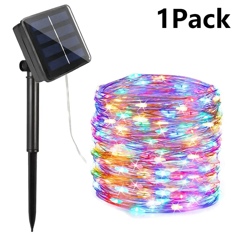 Solar Fairy Lights | Outdoor Waterproof LED Garden Path Lights IP65