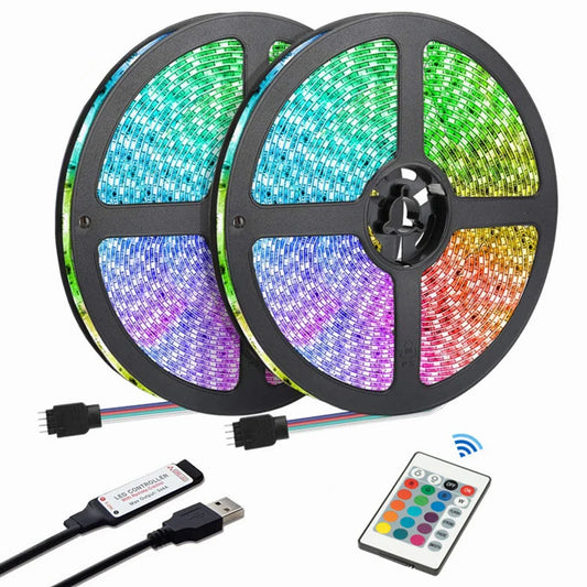 RGB LED Strip Lights | Colour Changing USB TV Backlight with Remote