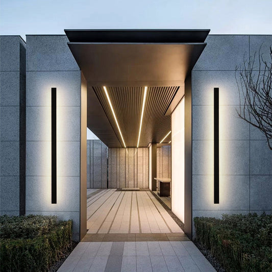 Silex | LED Outdoor Wall Lamp with Dimmable Options | Elegant Design for Gardens and Corridors 0