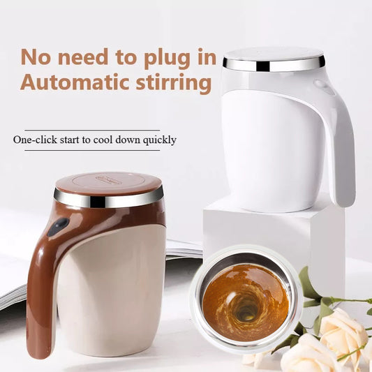 Self stirring mug USB rechargeable electric auto mixing cup