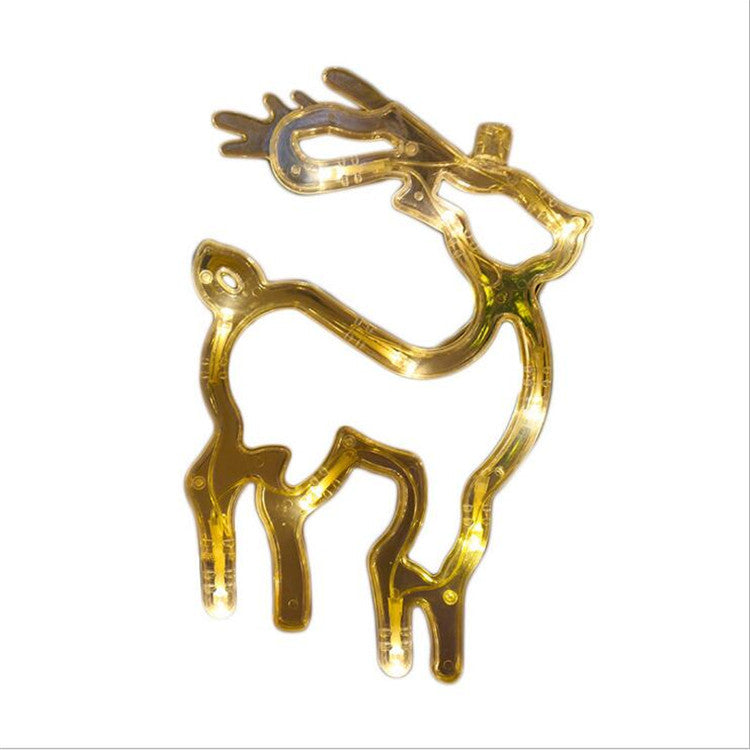 Reindeer, Star & Bell LED Curtain Lights for Bedroom, Living Room & Party Decor – photo 2