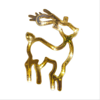Reindeer, Star & Bell LED Curtain Lights for Bedroom, Living Room & Party Decor – photo 2