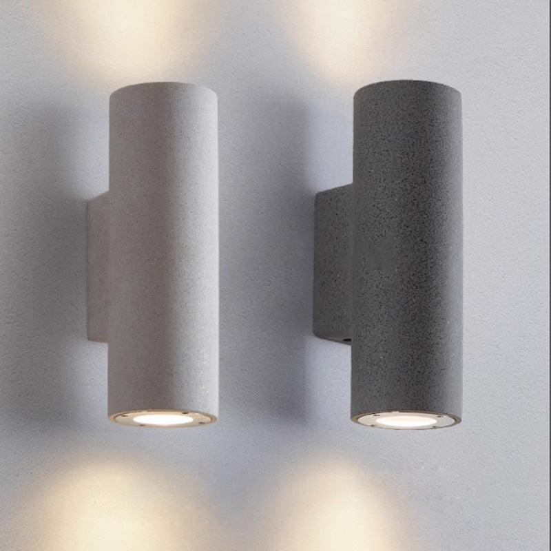 Up Down Sand-Textured Cement Wall Light for Garden, Porch, Patio & Driveway – photo 2