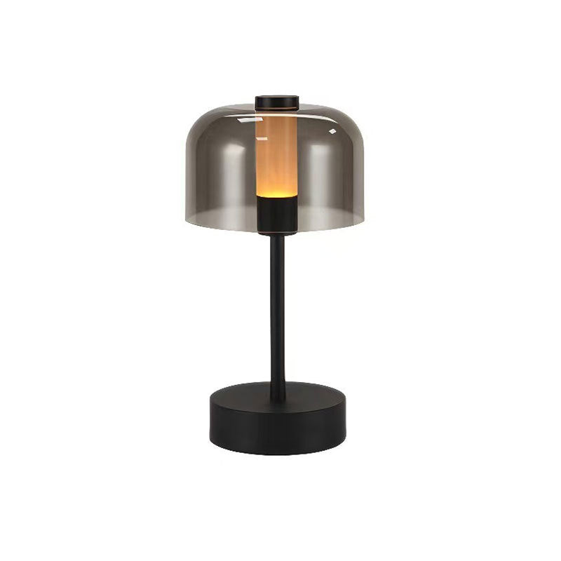 Rechargeable Table Lamp | Cordless Touch Dimmable Bedside Lamp for Bedroom, Dining & Garden | Dome Shade, 1200mAh USB, 3000–6000K, 4 Colours