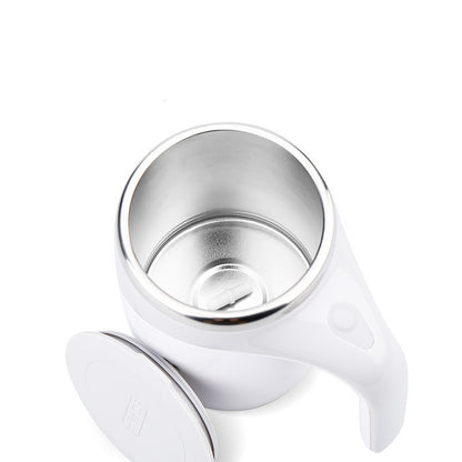Self stirring mug bottom showing rechargeable motor