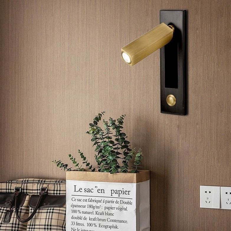 Bedside Reading Light | Adjustable LED Wall Mounted Reading Lamp for Bedroom, Hotel & Study | 360° Rotating Head, Black, Gold or Nickel, 3W Warm