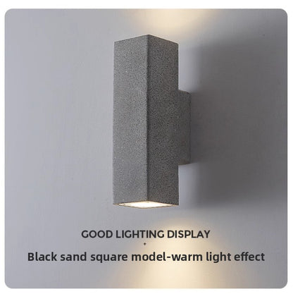 Up Down Sand-Textured Cement Wall Light for Garden, Porch, Patio & Driveway – photo 5
