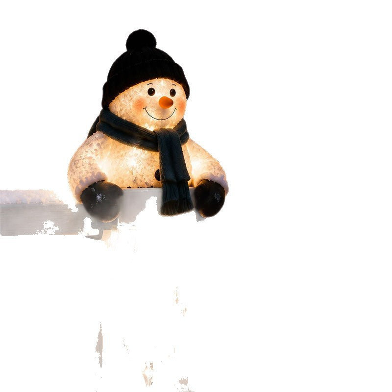 Light up snowman decoration
