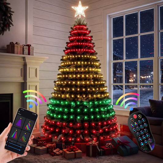 Smart Colour Changing LED Light Show Tree for Garden, Porch & Living Room
