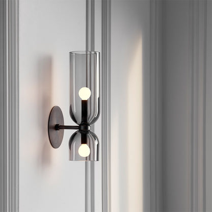 Modern Coloured Glass Wall Sconce for Bedroom, Bedside, Hallway & Living Room – photo 3