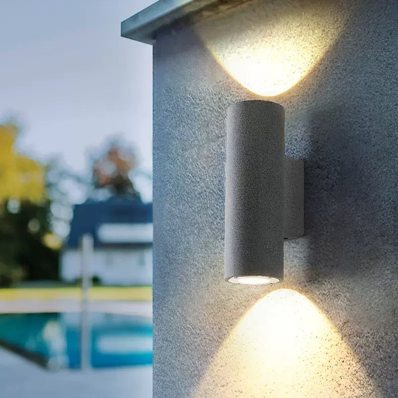 Up Down Sand-Textured Cement Wall Light for Garden, Porch, Patio & Driveway – photo 6