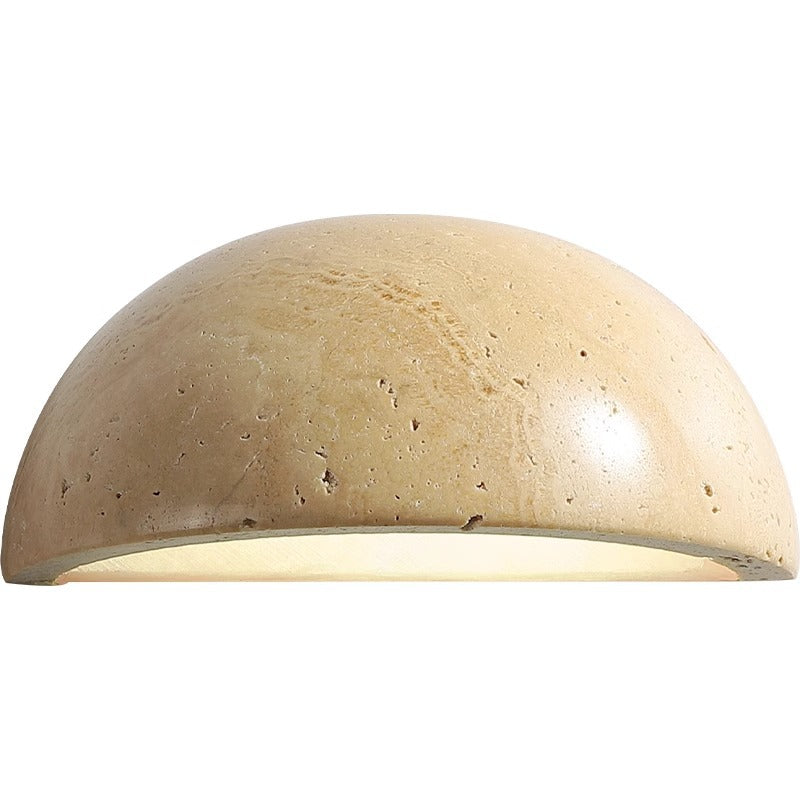 Half Moon Stone Wall Lamp for Bedroom, Bedside, Hallway & Stairs – photo 2