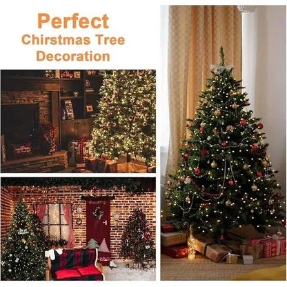 LED Waterfall Tree Lights with Topper Ring for Real & Artificial Christmas Trees – photo 4