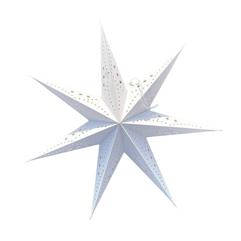 Large 60cm White Paper Star Christmas Decoration for Window, Bedroom & Living Room – photo 5