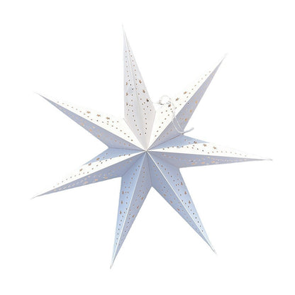 Large 60cm White Paper Star Christmas Decoration for Window, Bedroom & Living Room – photo 5