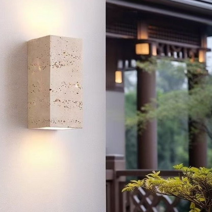 Travertine Up Down Wall Lamp for Hallway, Bedroom, Stairs & Living Room – photo 2