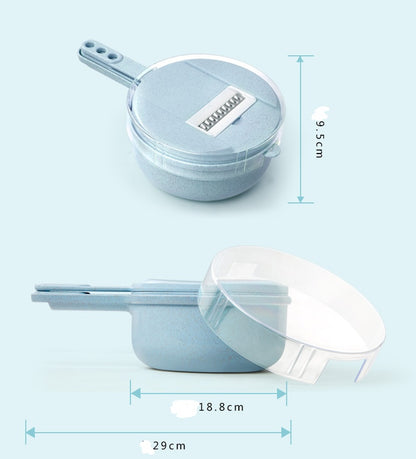 Julienne and grater blades for mandoline slicer set