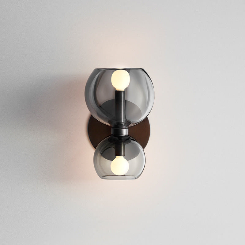 Modern Coloured Glass Wall Sconce for Bedroom, Bedside, Hallway & Living Room – photo 5