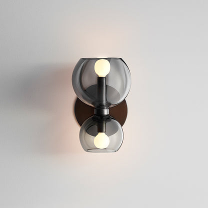 Modern Coloured Glass Wall Sconce for Bedroom, Bedside, Hallway & Living Room – photo 5