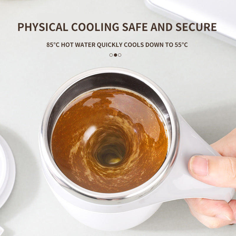 USB rechargeable auto mixing mug 380ml capacity