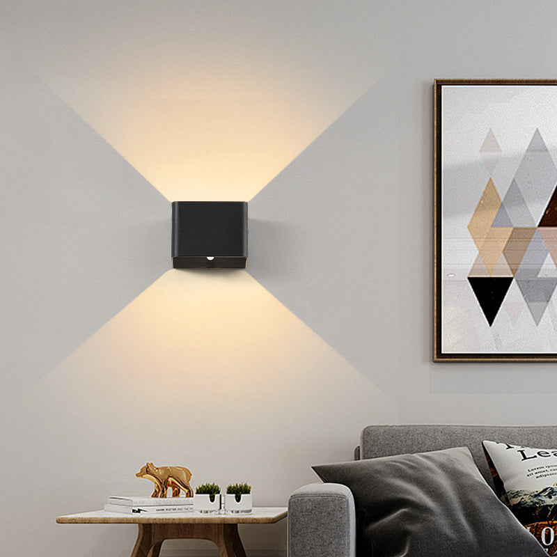 Rechargeable Up Down Cube Light for Hallway, Stairs, Porch & Garden – photo 4
