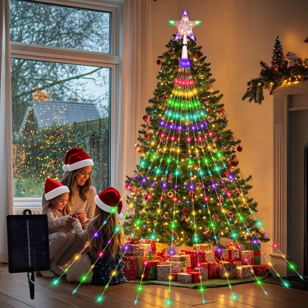 Star waterfall Christmas lights – photo 3