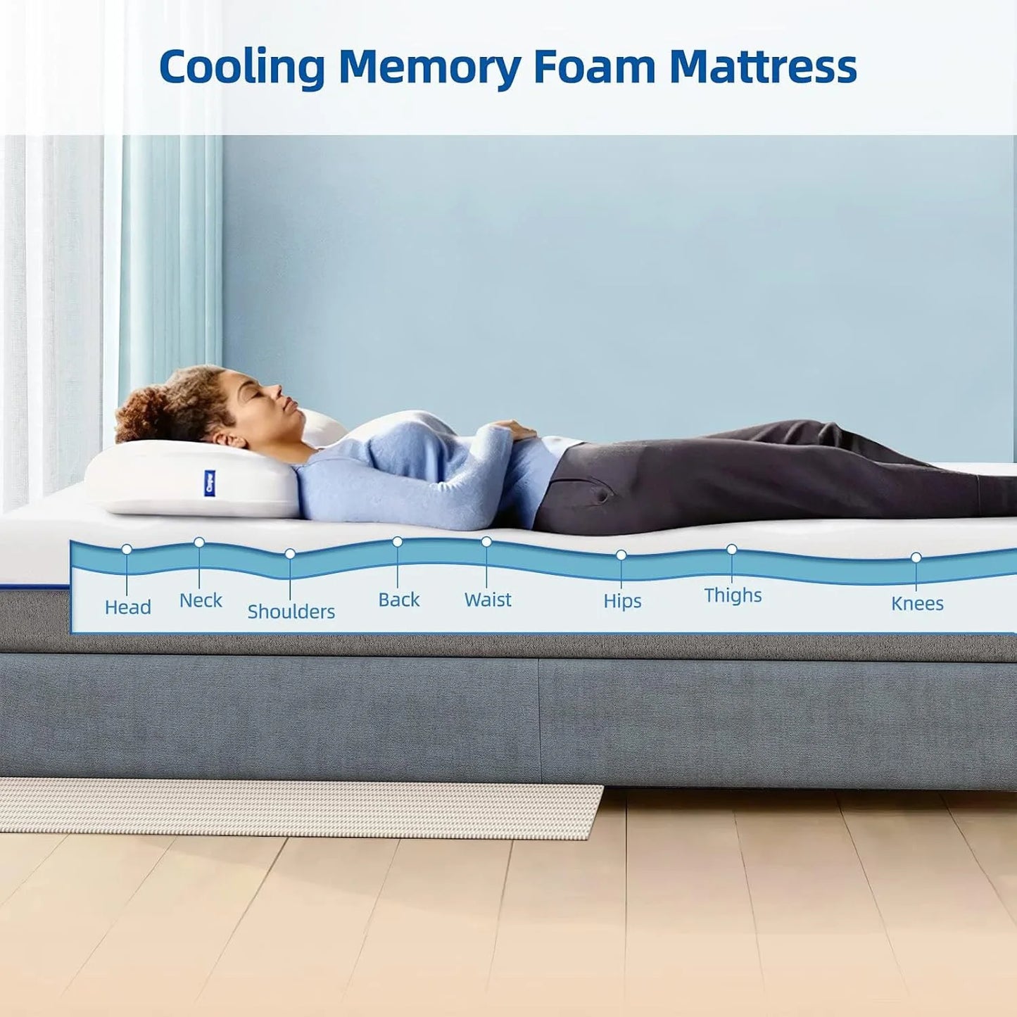 Hybrid mattress single double king size options
