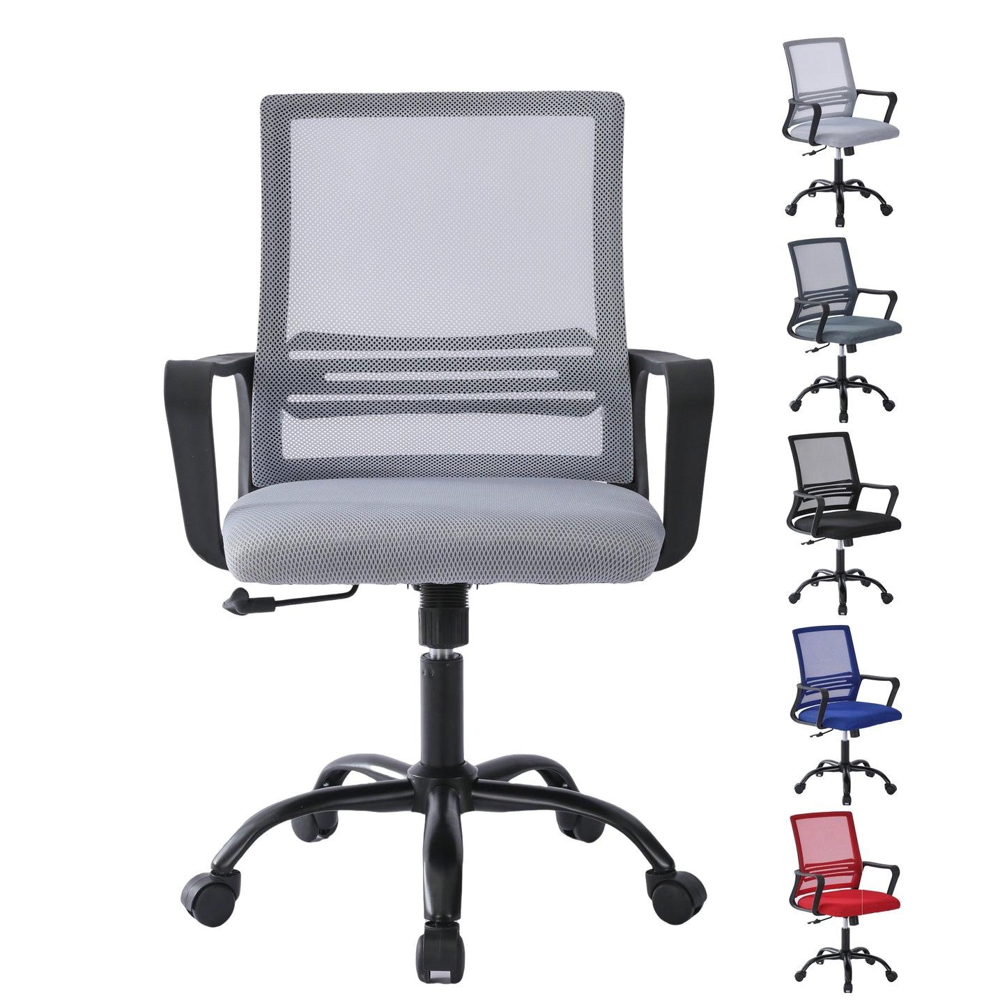 Office Chair | Adjustable Swivel Desk Chair with Lumbar Support