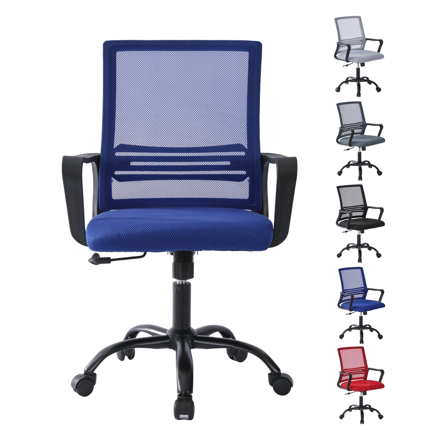 Office Chair | Adjustable Swivel Desk Chair with Lumbar Support