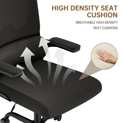 Ergonomic Office Chair | Adjustable Lumbar Support & Flip-Up Arms