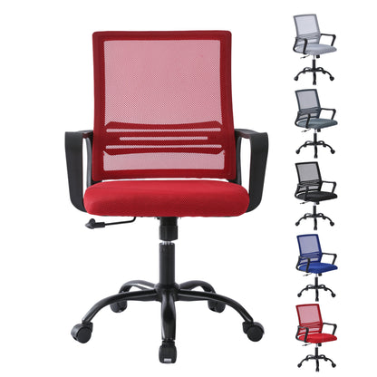 Office Chair | Adjustable Swivel Desk Chair with Lumbar Support