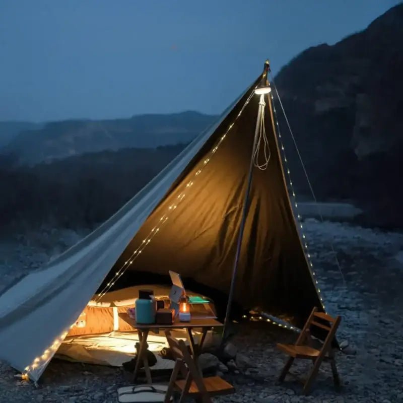 Adventure Light | 4-in-1 Retractable Camp Light with Magnetic Attachments | Waterproof Design for Outdoor Versatility 1