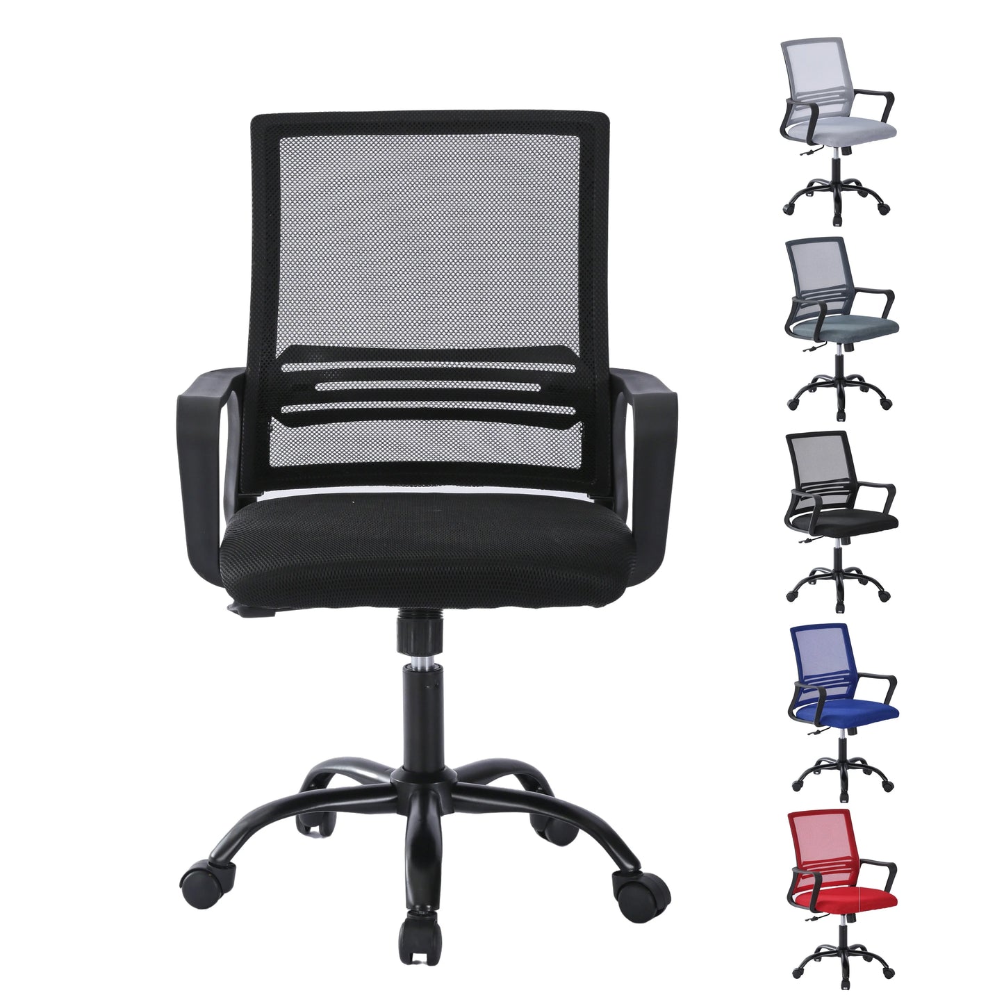Office Chair | Adjustable Swivel Desk Chair with Lumbar Support