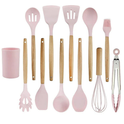 Essential Kitchen Utensils Set | BPA-Free Silicone with Ergonomic Design | Durable Tools for Healthy Cooking 8