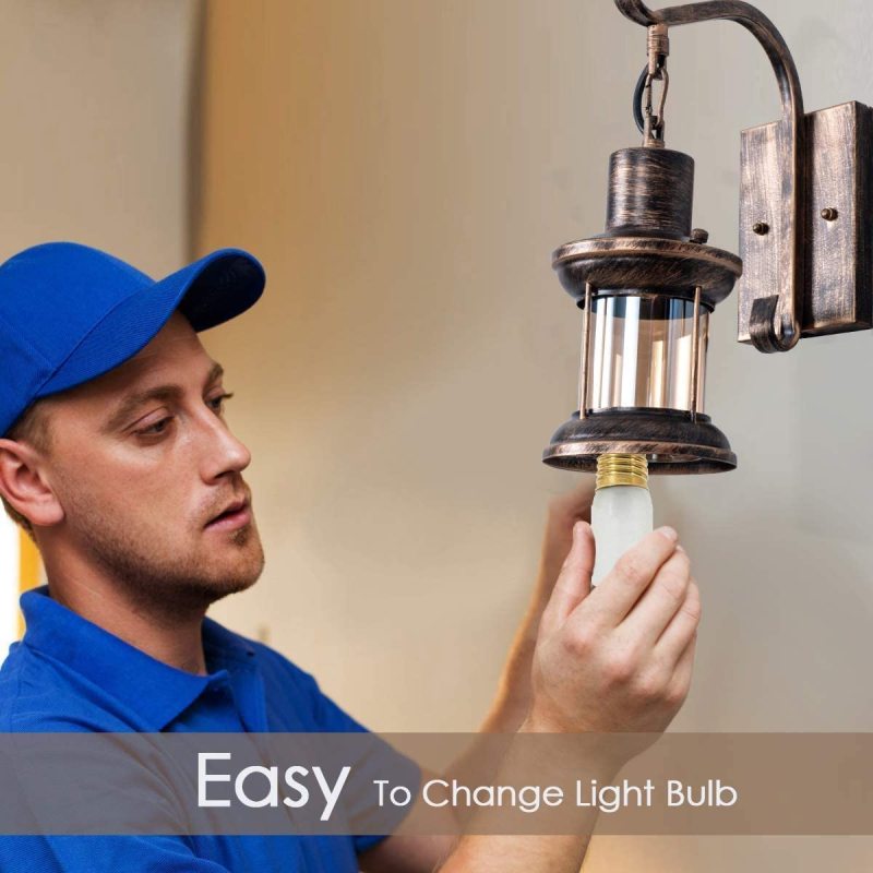 Etra | Industrial Style Wall Lamp with Retro Design | Perfect for Bedroom & Living Room 4