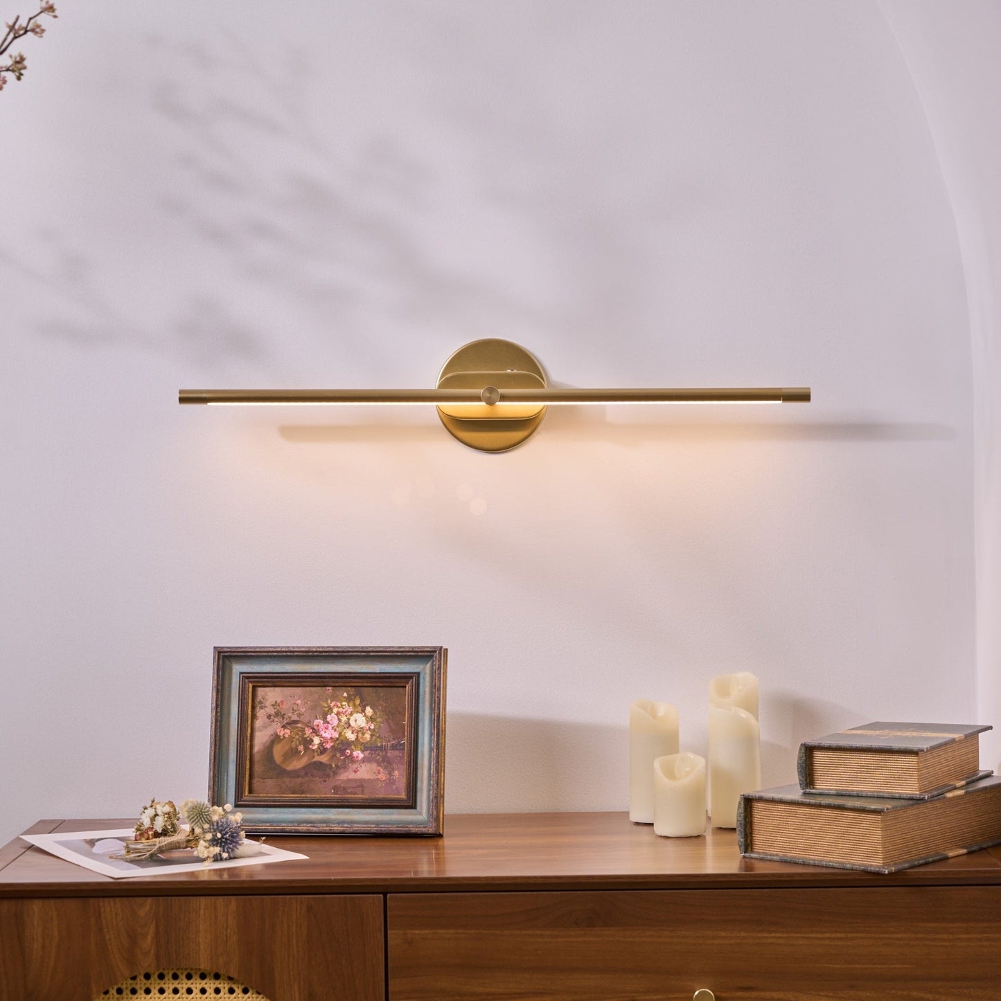Flano | Minimalist Linear Wall Lamp with Rechargeable Battery | Touch Control for Versatile Lighting 5