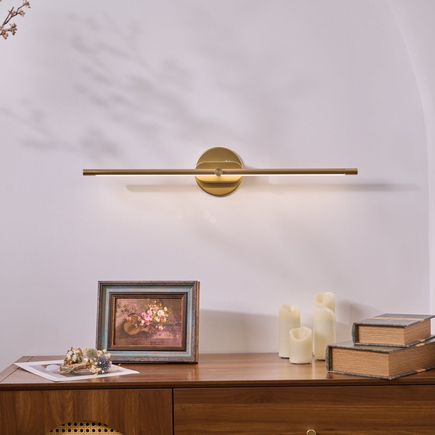 Flano | Minimalist Linear Wall Lamp with Rechargeable Battery | Touch Control for Versatile Lighting 7