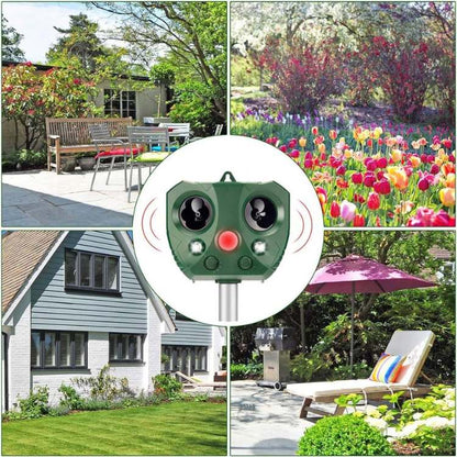 Garden Defender | Ultrasonic Pest Control Device with Motion Sensor | Eco-Friendly Solution for Year-Round Protection 1