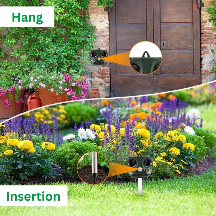 Garden Defender | Ultrasonic Pest Control Device with Motion Sensor | Eco-Friendly Solution for Year-Round Protection 3