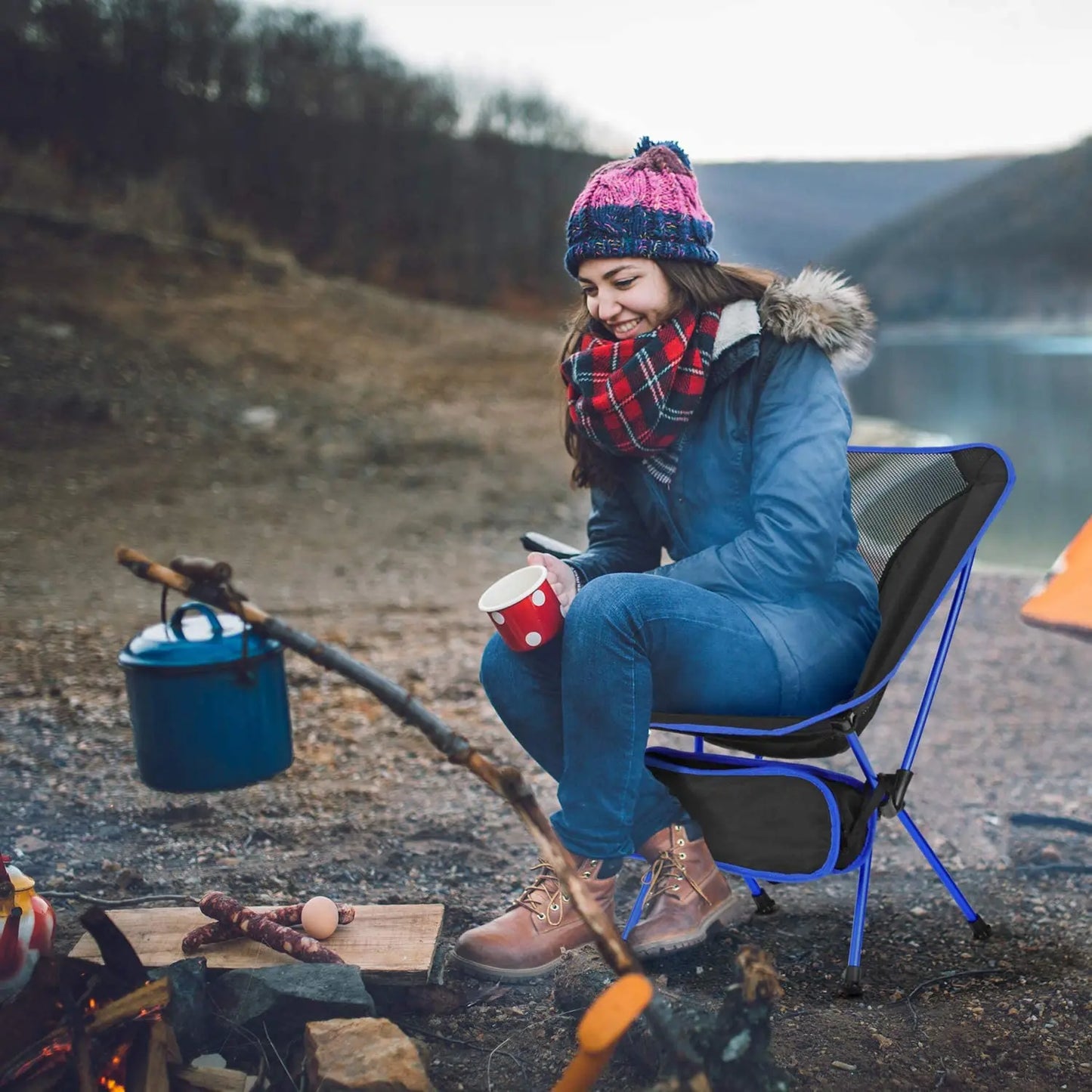 Ultralight Camping Chair | Portable Folding Compact Outdoor Seat