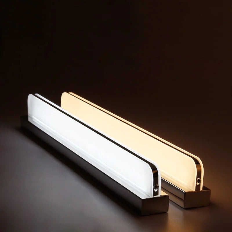 LED vanity strip light 120cm long bathroom setting
