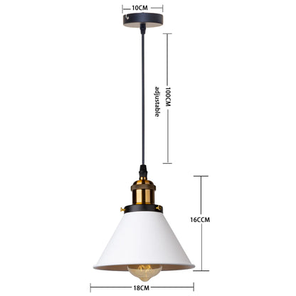 Loft | Industrial Retro Pendant Light – Single & 3-Light Cluster, E27