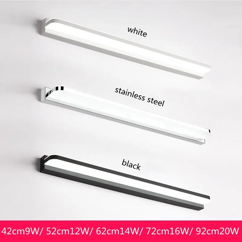 Dressing table mirror light cool white option