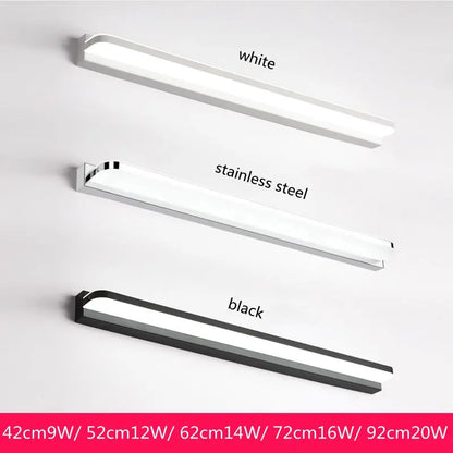 Dressing table mirror light cool white option